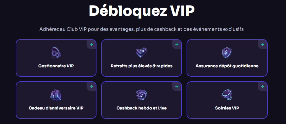 WinSpirit bonus VIP 2 fr